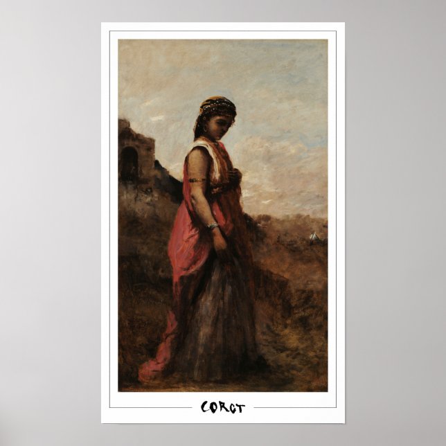 Poster Jean-Baptiste-Camille Corot Fine Art #427 (Frente)