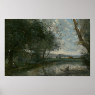 Poster Jean-Baptiste-Camille Corot - Paisagem