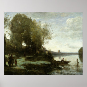 Poster Jean-Baptiste-Camille Corot - Rio Distante