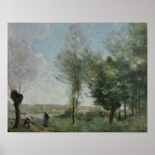 Pôster Jean-Baptiste-Camille Corot - Souvenir de Coubron