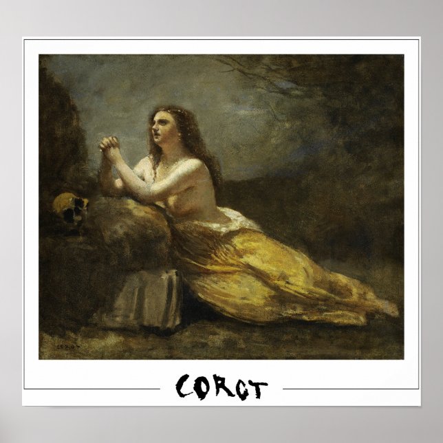 Poster Jean-Baptiste-Camille Corot Zedign Cartaz de Arte  (Frente)