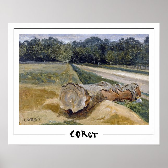 Poster Jean-Baptiste-Camille Corot Zedign Cartaz de Arte  (Frente)