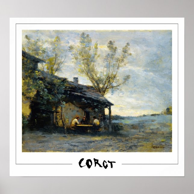 Poster Jean-Baptiste-Camille Corot Zedign Cartaz de Arte  (Frente)