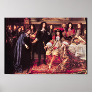 Pôster Jean-Baptiste Colbert que apresenta os membros