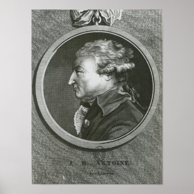 Pôster Jean Denis Antoine arquiteto (Frente)