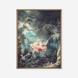Poster Jean-Honoré Fragonard The Swing Painting Art Impre