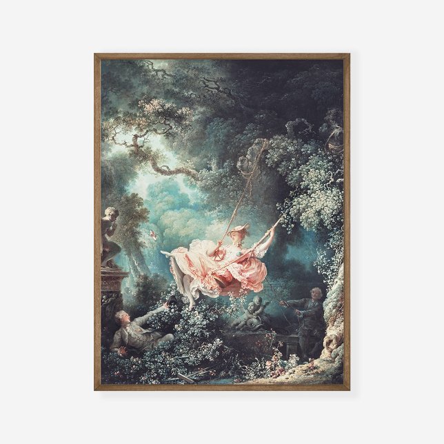 Poster Jean-Honoré Fragonard The Swing Painting Art Impre (Criador carregado)