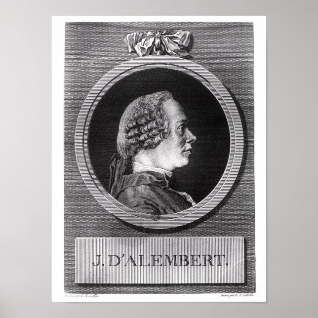 Pôster Jean le Rond d'Alembert (Frente)