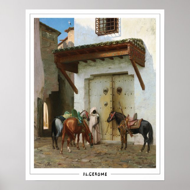 Poster Jean-Léon Gérôme Zedign Cartaz de Arte #37 (Frente)