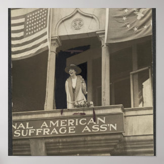 Pôster Jeanette Rankin - Primeira congressista