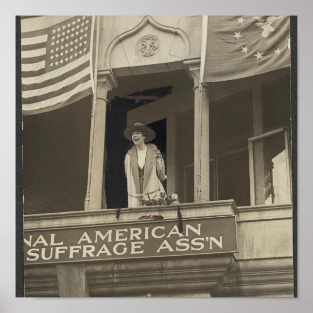 Pôster Jeanette Rankin - Primeira congressista (Frente)