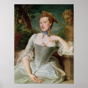 Pôster Jeanne Antoinette Poisson Marquise de Pompadour