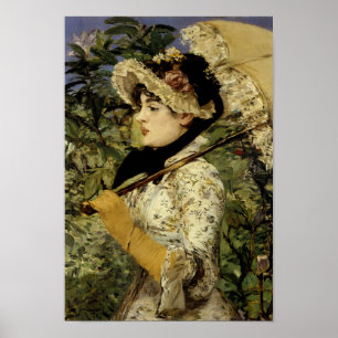 Pôster Jeanne: Primavera 1881 por Manet