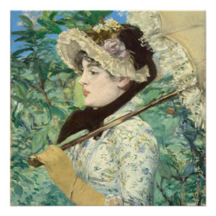 Pôster Jeanne (Primavera) Edouard Manet