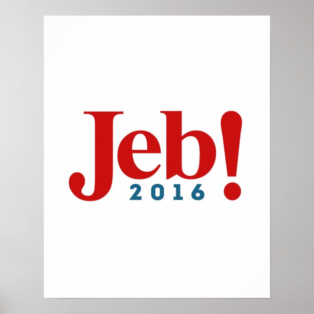 Pôster Jeb! 2016 (Frente)