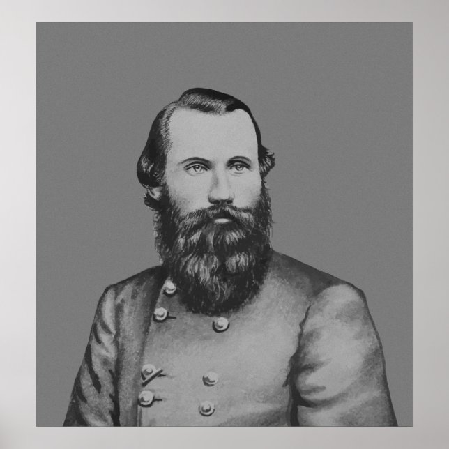 Pôster JEB Stuart — Confederal-Geral (Frente)
