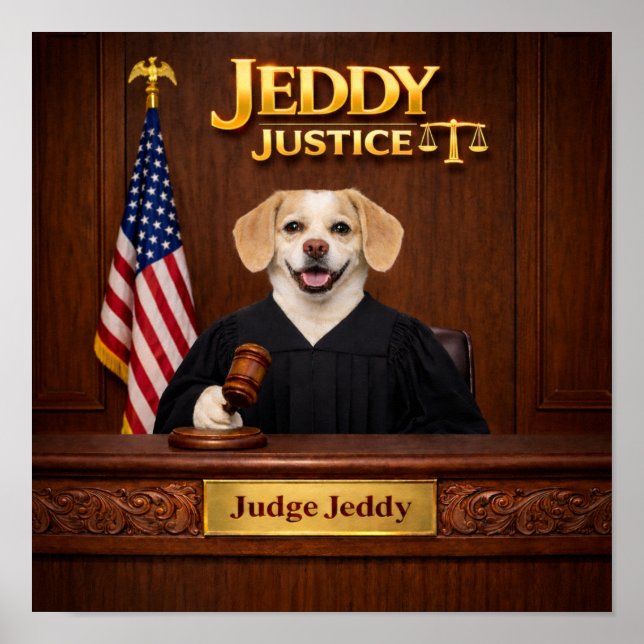 Poster "Jeddy Justice" (Frente)