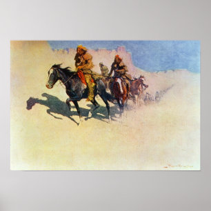 Poster Jedediah Smith que faz sua maneira através do