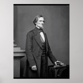 Pôster Jefferson Davis, Imagem Presidente _Guerra