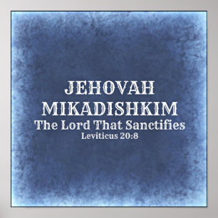 Poster Jehovah Mikadishkim