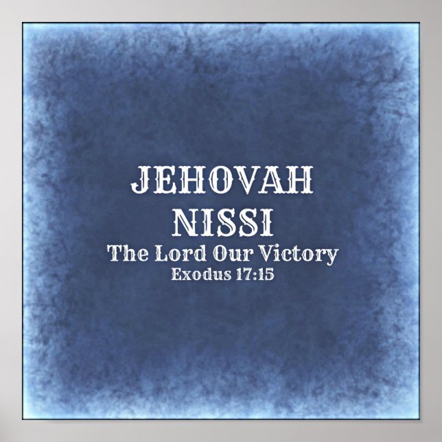 Poster Jehovah Nissi (Frente)