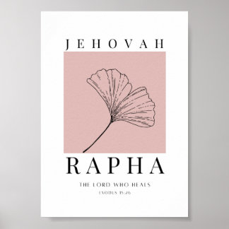 Poster Jehovah Rapha Imprimível