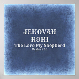 Pôster Jehovah Rohi