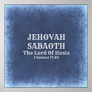 Pôster Jehovah Sabaoth