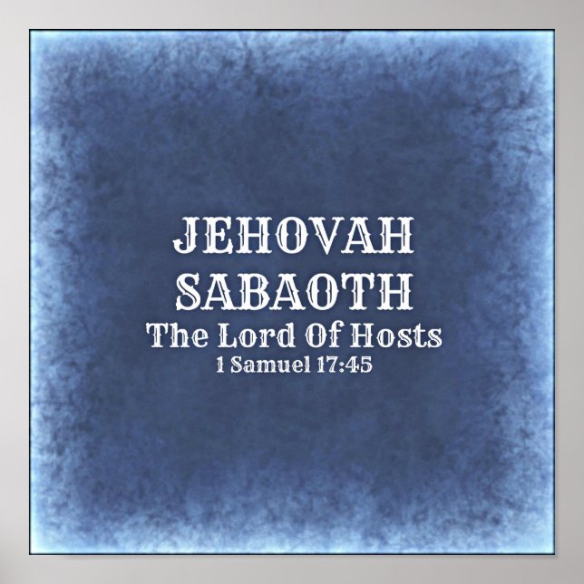 Pôster Jehovah Sabaoth (Frente)