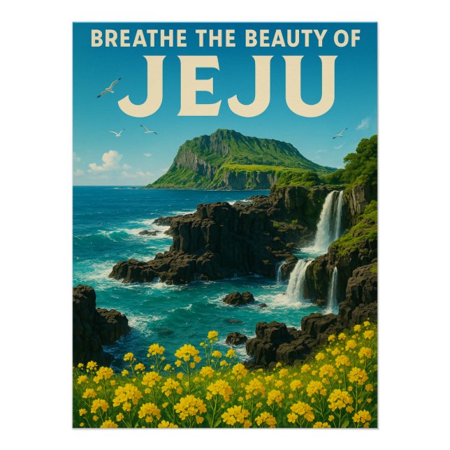 Pôster Jeju Island Paradise (Frente)