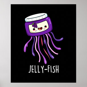 Poster Jelly Jar Pun Dark BG