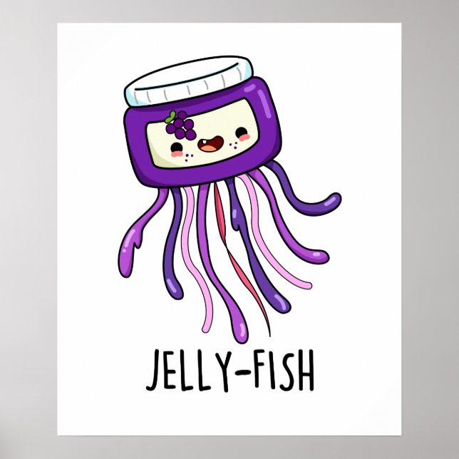 Poster Jelly Jar Pun Engraçado Jelly (Frente)