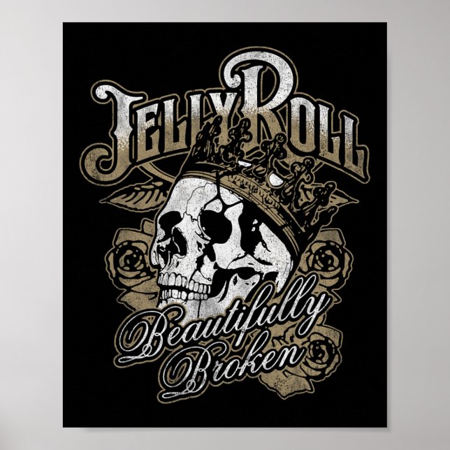 Poster Jelly Roll - Beleza Quebrada (Frente)
