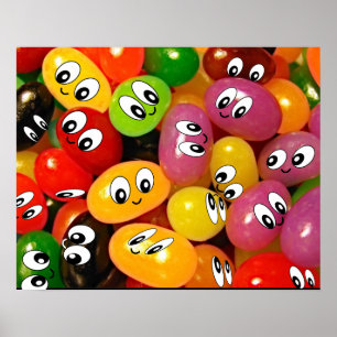 Poster jellybeans da cara