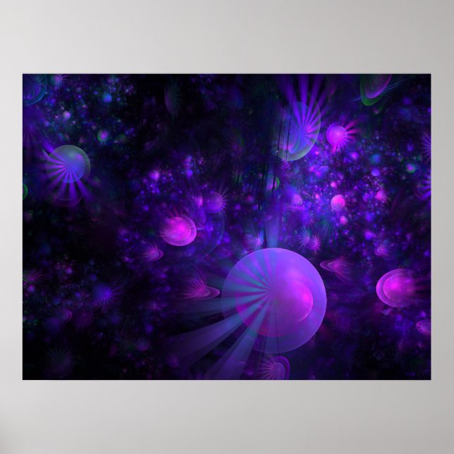 Poster "Jellyfish Fields Forever" (Frente)