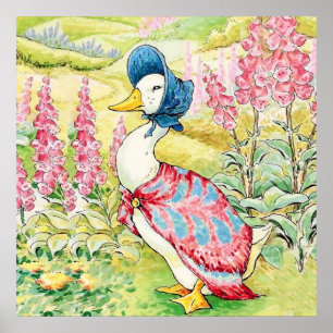 Poster "Jemima Puddle Duck" por Beatrix Potter