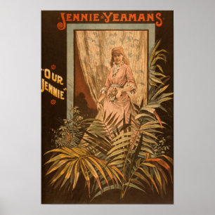 Pôster Jennie Yeamans do "poster do jogo nosso Jennie"