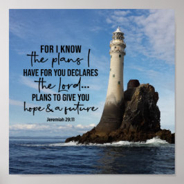 Poster Jeremiah 29:11 Eu sei os planos que tenho para voc