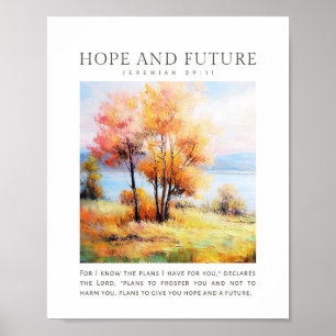 Poster Jeremiah 29:11 Eu sei os planos que tenho para voc