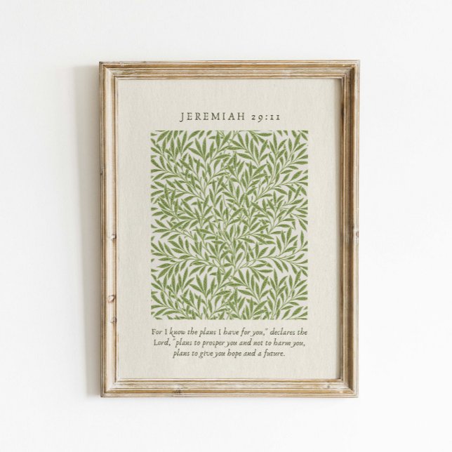 Poster Jeremiah 29:11 For I know the plans (Criador carregado)