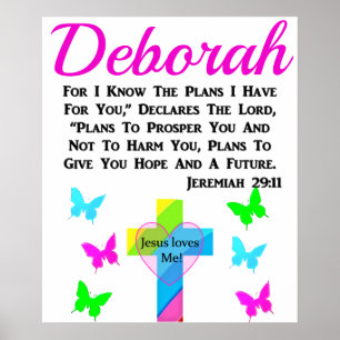 POSTER JEREMIAH 29:11 JESUS ME AMA PERSONALIZADO