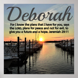 POSTER JEREMIAH 29:11 SUNSET PERSONALIZADO