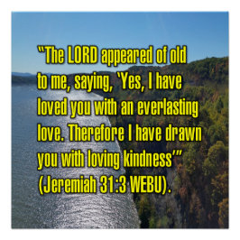 Pôster Jeremias 31:3 WEBU