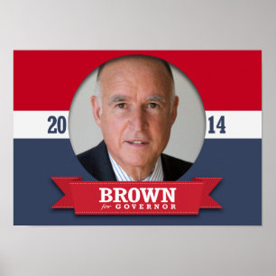 POSTER JERRY BROWN CAMPAIGN