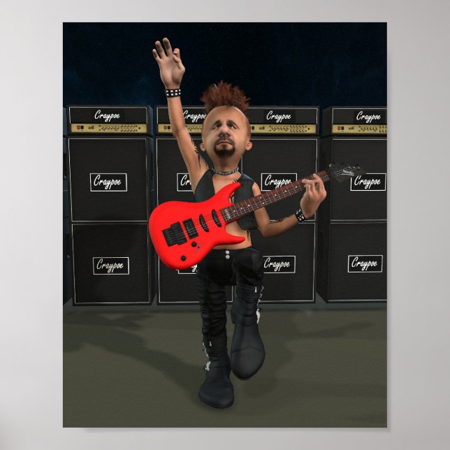 Poster Jerry dos Punksters. (Frente)