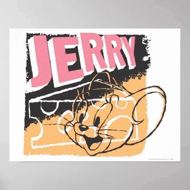 Poster Jerry Face em Queijo (Frente)