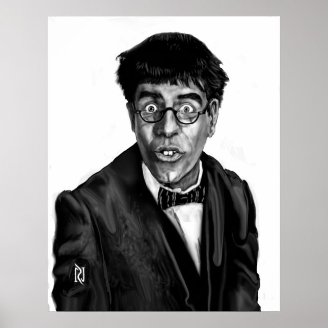 POSTER JERRY LEWIS; QUE CARÁTER INTEIRO (Frente)