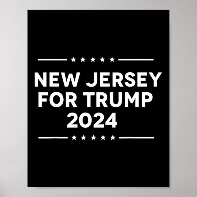 Poster Jersey For Trump 2024 (Frente)