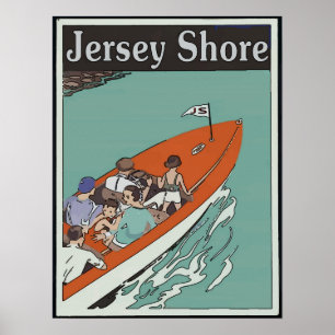Poster Jersey Shore, Boat Ride,