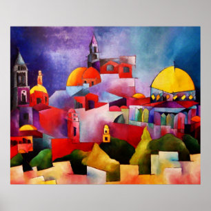 Poster Jerusalem do ouro